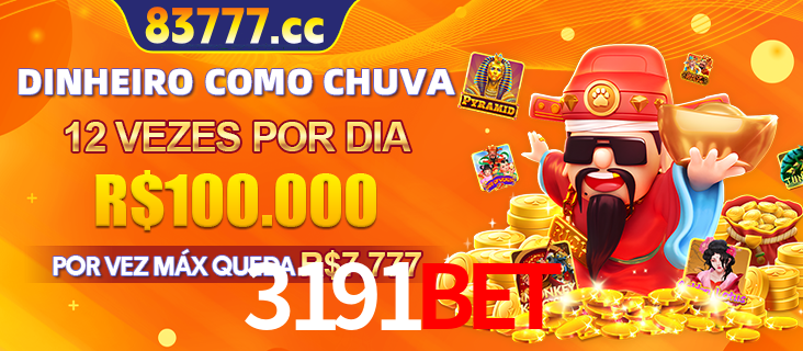 Banner do programa de recompensas Recomende para amigos do 3191bet, detalhando os bônus por convidar amigos, com prêmios que chegam a R$288.888.